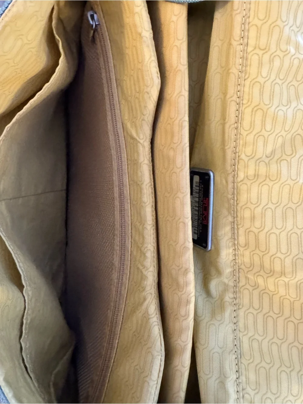 Tumi T Tech Vintage Green Messenger Bag